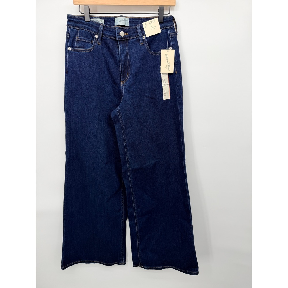 Universal Thread Everyday Wide Leg Jeans Womens 10 Dark Wash NWT High Rise
